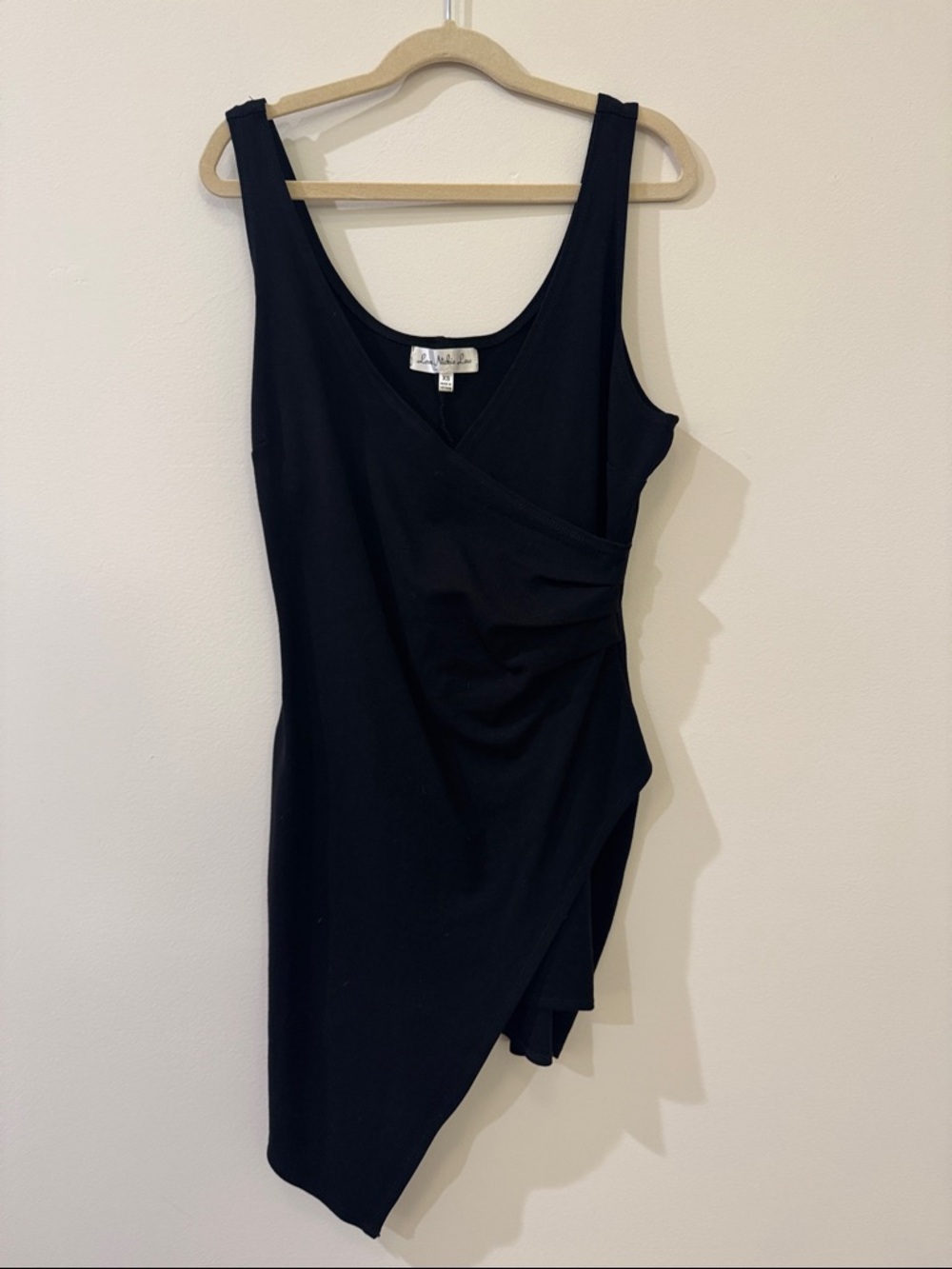 Nordstrom Black Asymmetrical Sleeveless Dress